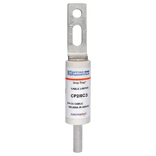 MERSEN FERRAZ CP2/0C3 Cable Protector Fuse, 600V, 2/0 CU, Cable To Blade Mount | CH4WPH