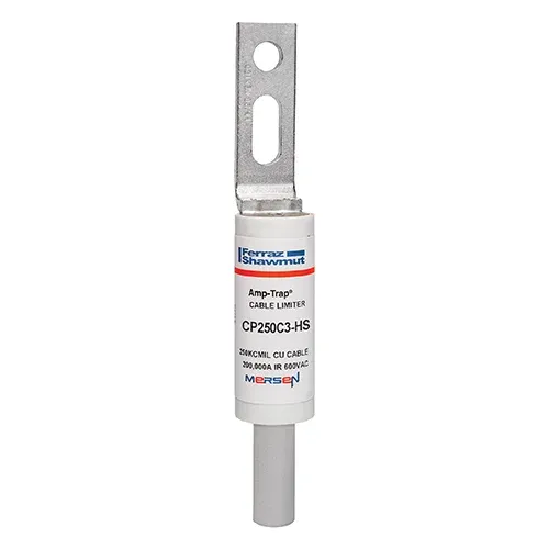 MERSEN FERRAZ CP250C3-HS Cable Protector Fuse, 600V, 250 MCM CU, Heat Shrinkable, Cable To Blade Mount | CH4WPW