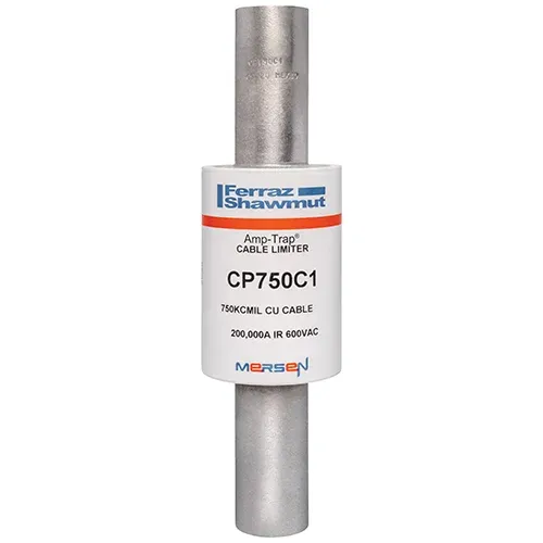 MERSEN FERRAZ CPH750C1 Cable Protector Fuse, 600V, 750 MCM CU, Cable To Cable Mount | CH4WVP
