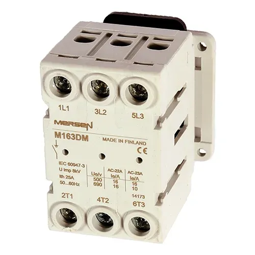 MERSEN FERRAZ M163DM Non Fused Disconnect, 600V, 16A, 3 Pole | CH4ZJW