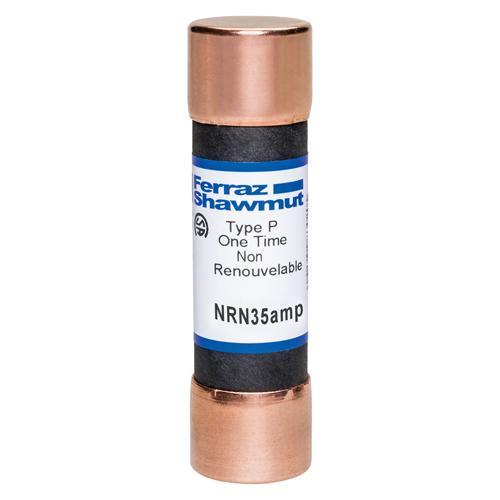 MERSEN FERRAZ NRN35 Canadian Fuse, 250V, 35A, Ferrule Mount | CH6ANN
