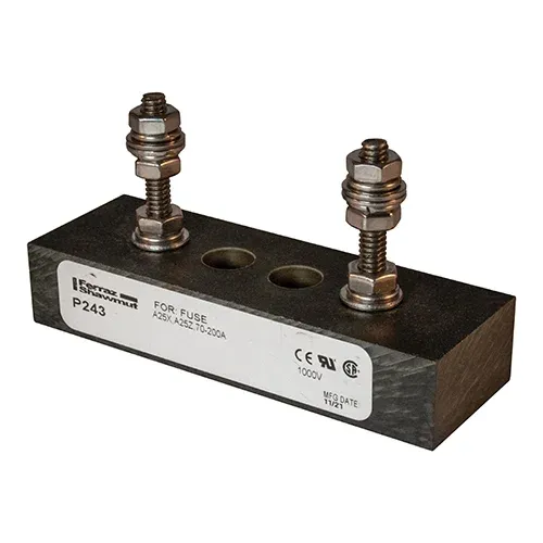 Fuse Block, 1000 VAC, 1000 VDC, 200A, 1 Pole, 2.38 inch