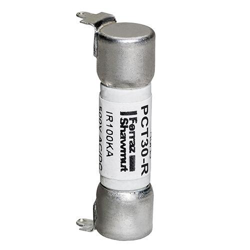 MERSEN FERRAZ PCT30-R PC Mount Fuse, Time Delay, 500V, 30A | CH6AZM PCT7-R