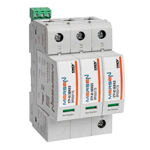 Surge Protection Device, 240/120V Split L-N VPR 600V L-L MCOV, 175V, 50kA, 3P M
