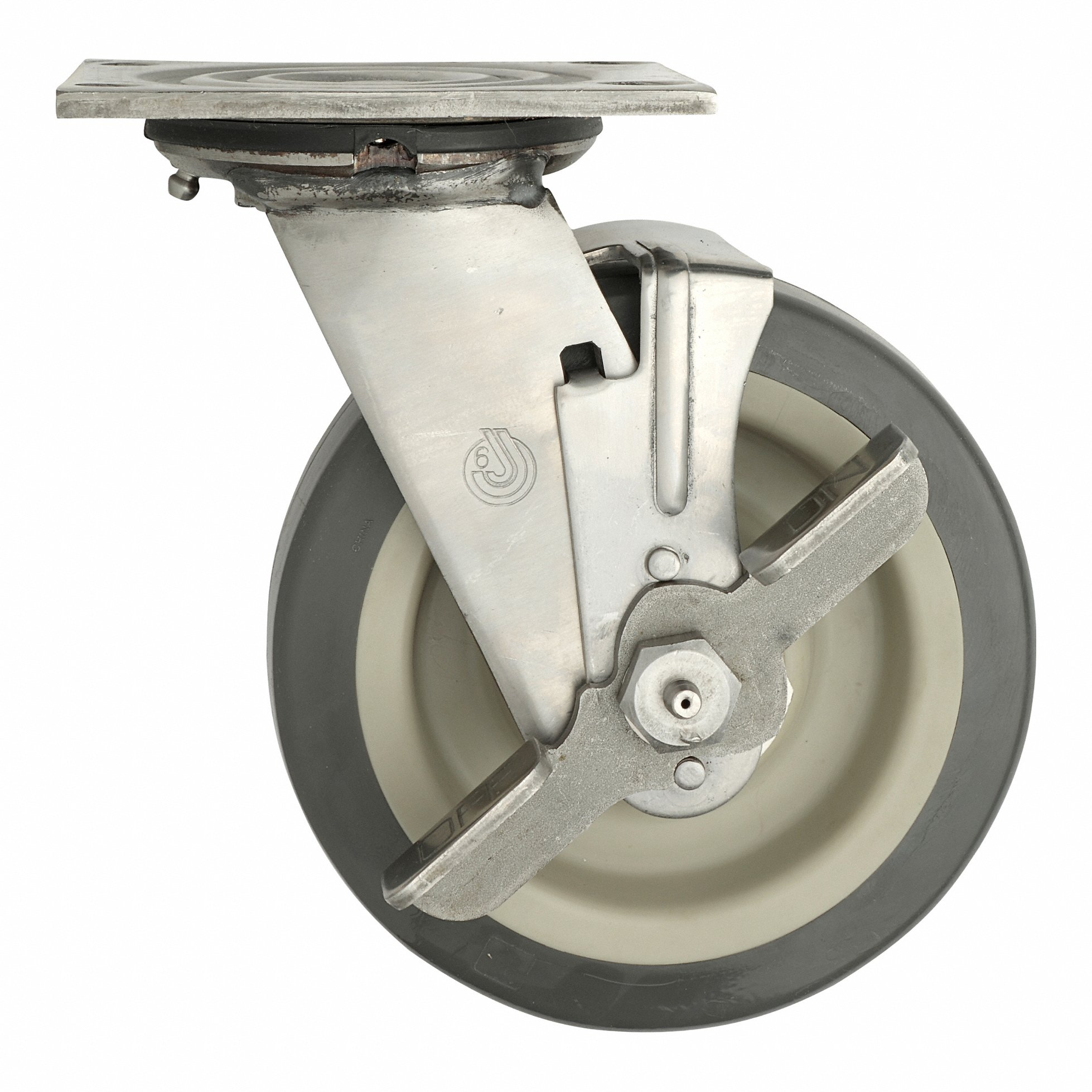 METRO C6PBGSA Washable Plate Caster Wheel, 6 Inch Widthheel Dia, 2 Inch Widthheel Width | CT3BVQ 39F277