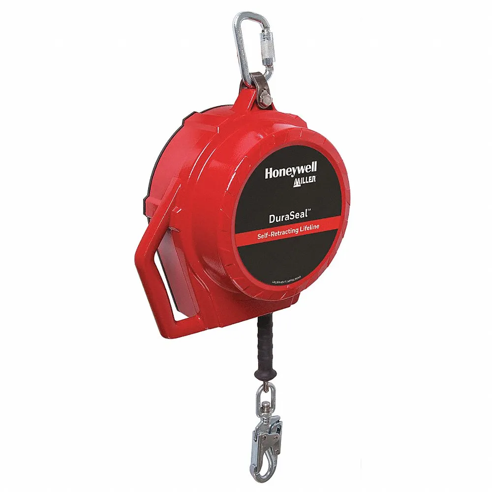 Self-Retracting Lifeline, Steel Snap Hook Anchor, Harness Steel Carabiner, Sealed
