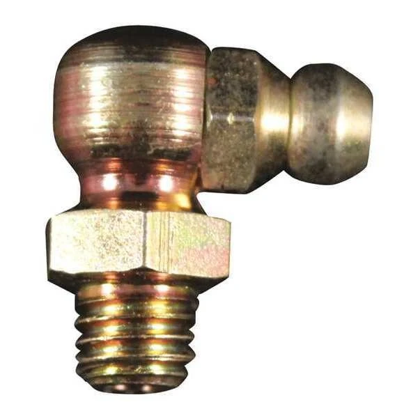 MILTON-INDUSTRIES s-3215 Grease Fitting, Short, Straight, 90 Degree Taper, Pack of 10 | CD8TAZ