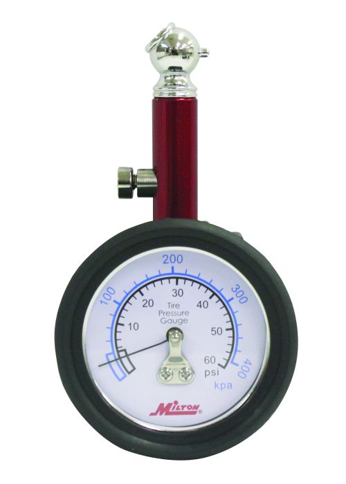 Dial Tire Gage, Single Head, 0-60 Psi, 5PK