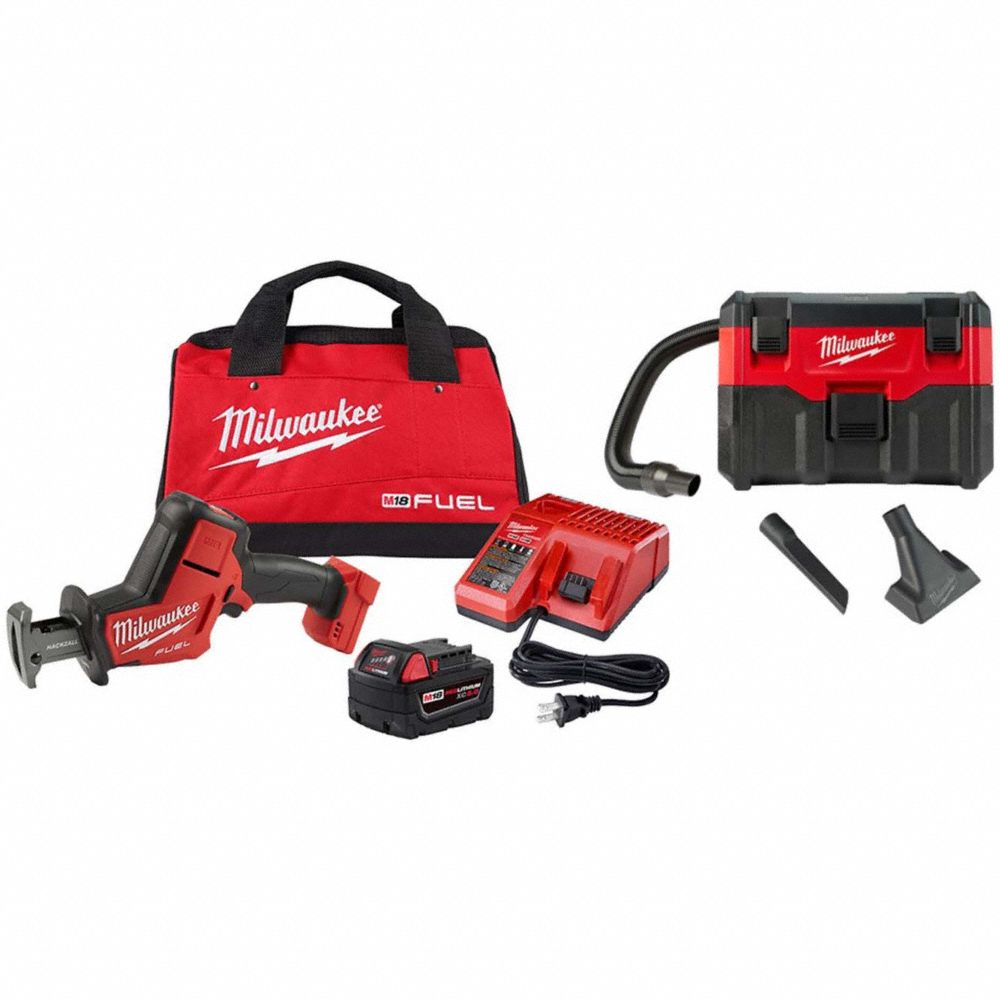 Reciprocating Saw Kit, 7/8 Inch Stroke Length, 3000 Max Strokes per Minute, Straight