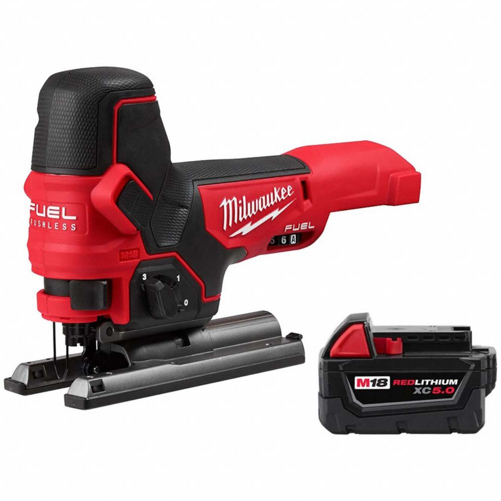 Jigsaw Kit, Barrel Grip, T-Shank, Orbital Stroke, 3,500 stroke/min Stroke Rate - Max