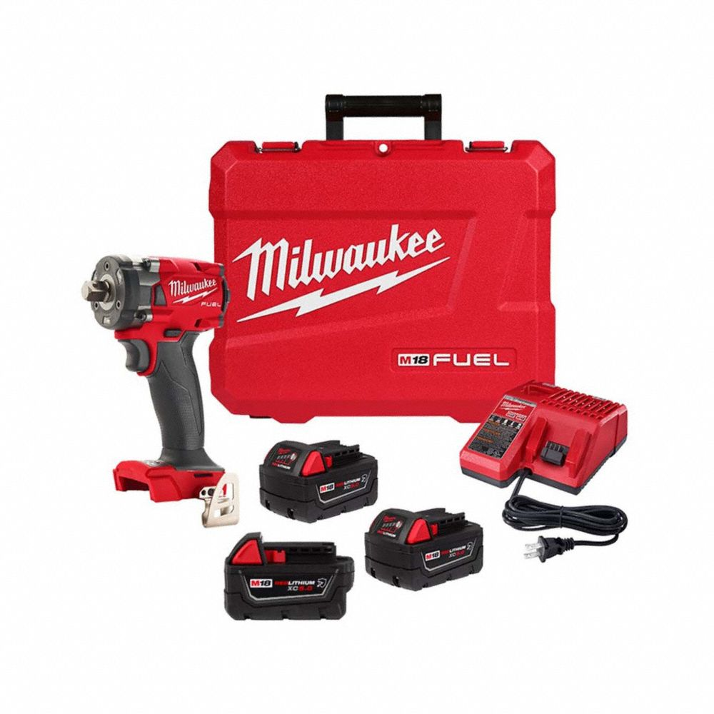 Impact Wrench Kit, Battery Included