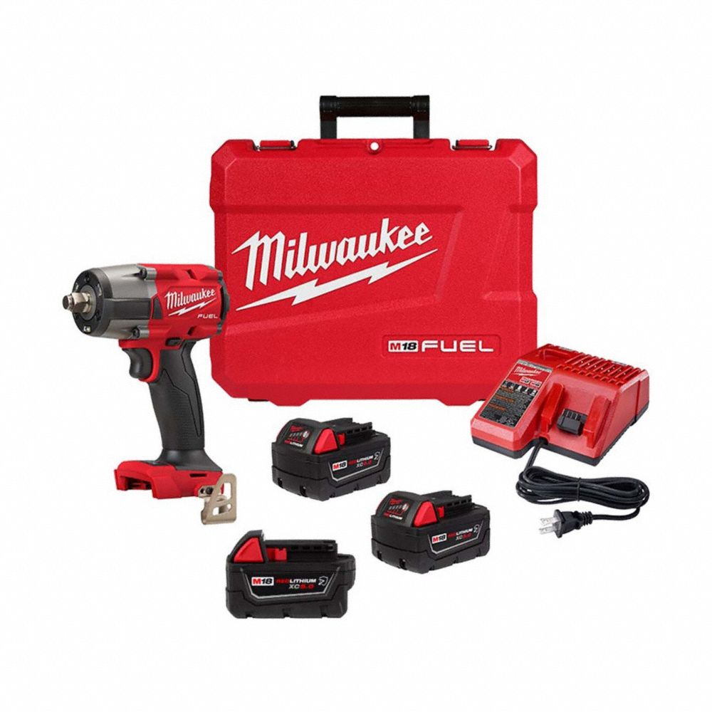 Impact Wrench Kit, Battery Included