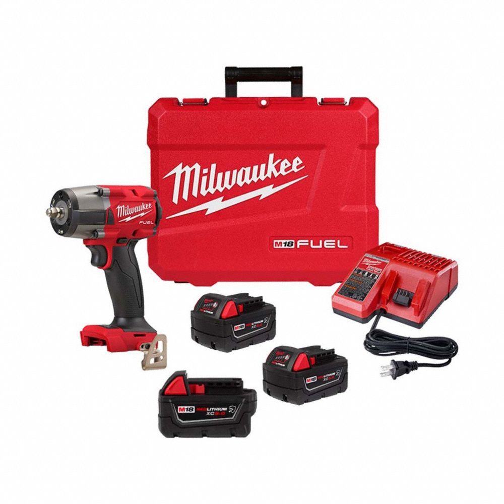 Impact Wrench Kit, Battery Included
