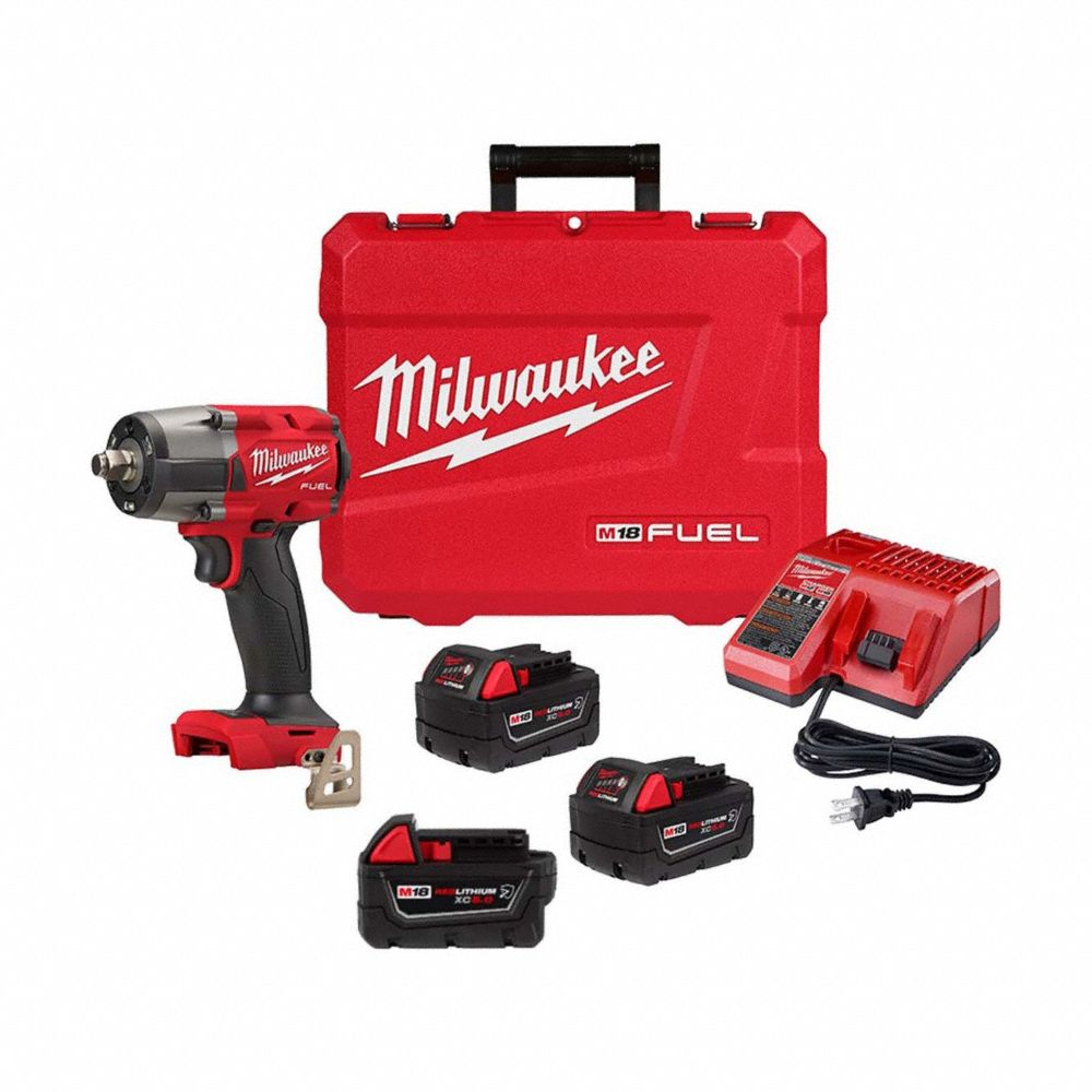 Impact Wrench Kit, Battery Included