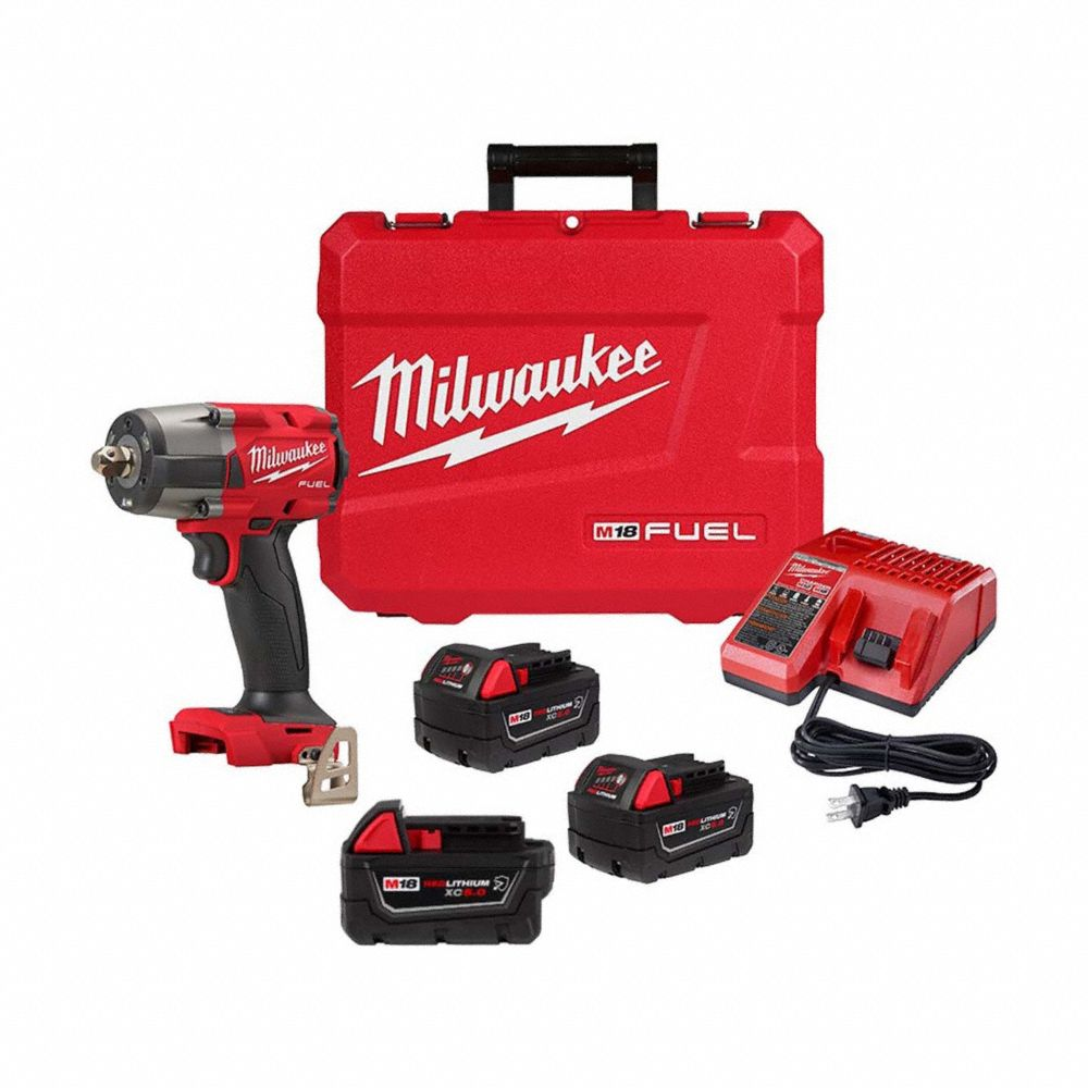 Impact Wrench Kit, Battery Included
