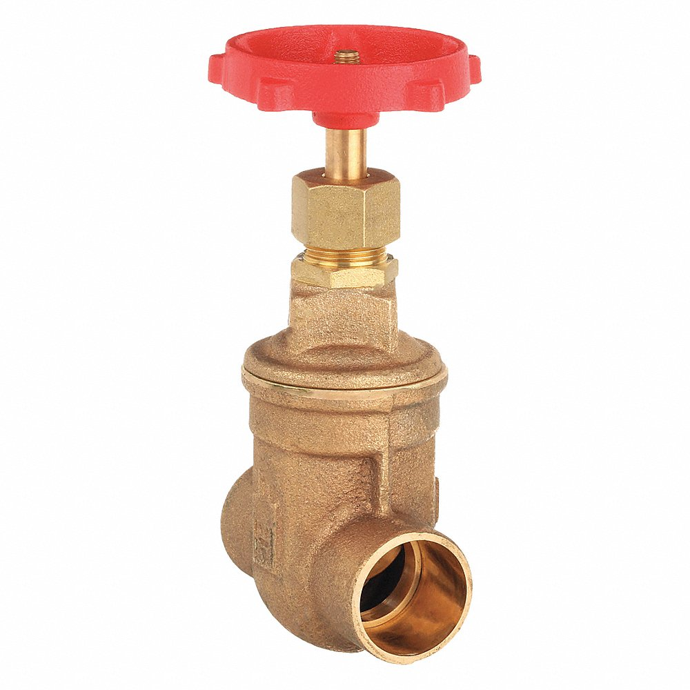 MILWAUKEE VALVE 1151 Ball Valve, With Locking Handle, RPTFE Seat, Reduced Port, 2 Piece, Bronze | CE2UEF