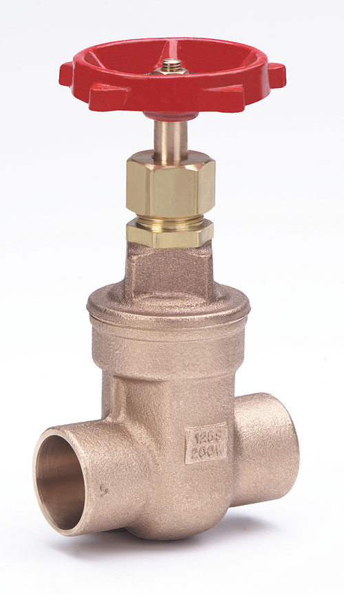 MILWAUKEE VALVE 1154 Ball Valve, With Locking Handle, RPTFE Seat, Reduced Port, 2 Piece, Bronze | CE2UEJ