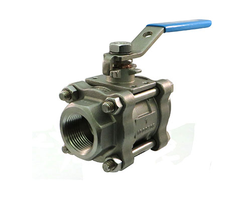 MILWAUKEE VALVE 38100A Ball Valve, 3 Piece, Full Port, Stainless Steel, 1/4 Inch Valve Size | CE2MRF