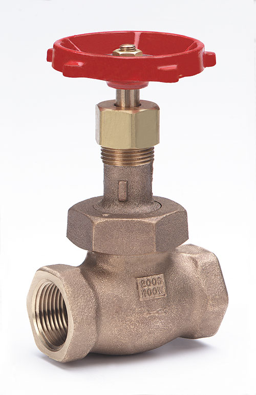 MILWAUKEE VALVE 592A - 100 Globe Valve, Bronze, Union Bonnet, 1 Inch Valve Size | CE2JZK