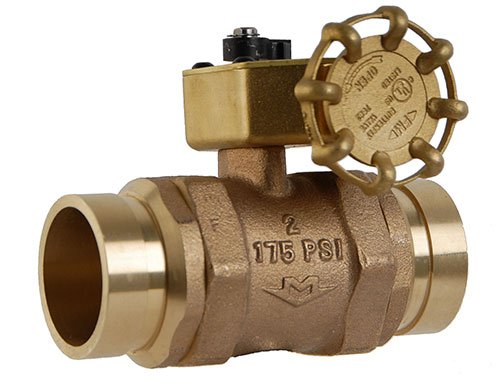 Sprinkler Control Valve, With Tamper Switch, Indicator, 175 Psi, Epdm Seal, Bronze