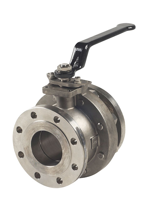 MILWAUKEE VALVE F203SSN2 100 Ball Valve, With Locking Handle, 2 Piece, Carbon Steel, 1 Inch Valve Size | CE2TUV