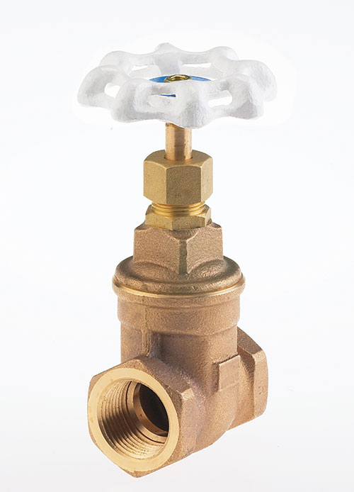 MILWAUKEE VALVE UP105 - 100 Gate Valve, Low Lead Bronze, Non-Rising Stem, 1 Inch Valve Size | CE2LEL