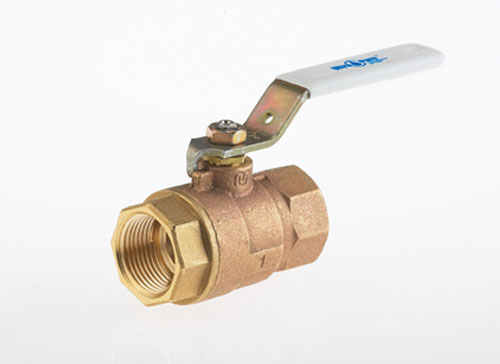 MILWAUKEE VALVE UPBA-100 A 100 Ball Valve, Low Lead Bronze, 2 Piece, Standard Port, 1 Inch Valve Size | CE2KGR