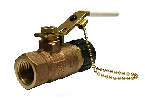MILWAUKEE VALVE UPBA-100H B 34 Ball Valve, Low Lead Bronze, 2 Piece, Full Port, 3/4 Inch Valve Size | CE2KHC
