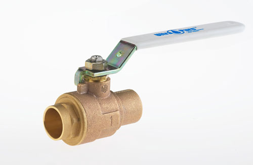MILWAUKEE VALVE UPBA-150S A 12 Ball Valve, Low Lead Bronze, 2 Piece, Full Port, 1/2 Inch Valve Size | CE2KLC