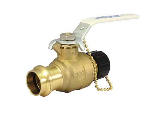 MILWAUKEE VALVE UPBA-480SH- 12 Ball Valve, Low Lead Brass, 2 Piece, Full Port, 1/2 Inch Valve Size | CE2KQU