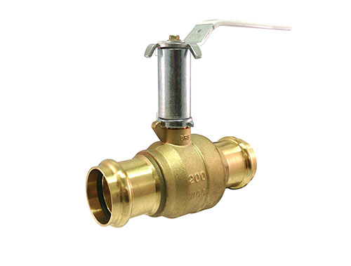 MILWAUKEE VALVE UPBA-481S - 100 Ball Valve, Low Lead Brass, 2 Piece, Full Port, 1 Inch Valve Size | CE2KRH