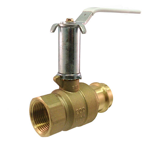 MILWAUKEE VALVE UPBA-491B - 112 Ball Valve, Low Lead Brass, 2 Piece, Full Port, 1 1/2 Inch Valve Size | CE2KTP