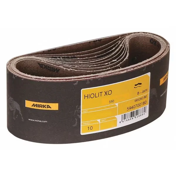 Sanding Belt, 3 Inch W, 24 Inch L, 120 Grit, Hiolit X