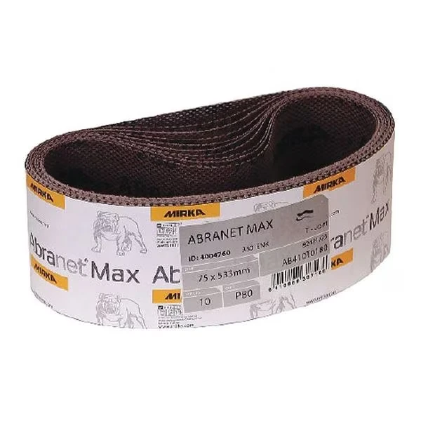 Sanding Belt, 3 Inch W, 21 Inch L, 150 Grit, Abranet