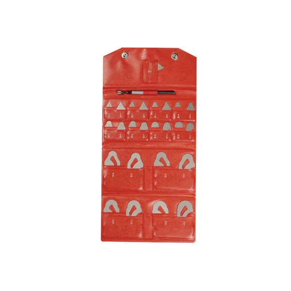 Radius Gages, 17 Leaves