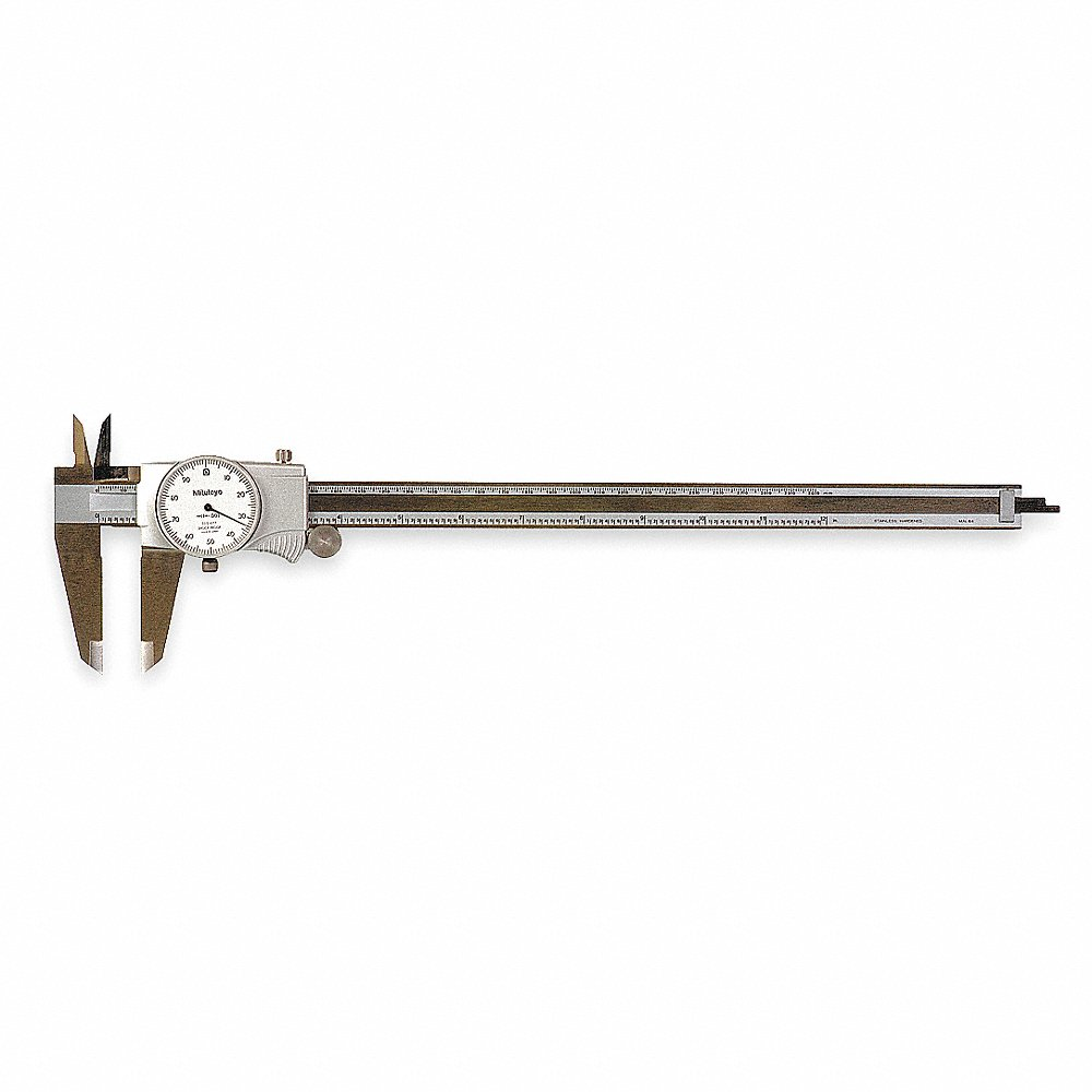 Dial Caliper, 0 Inch Min, 12 Inch Max Measurement