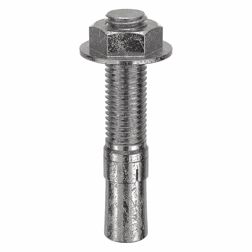 MKT FASTENING 2734414 Wedge Anchor, 303/304 Stainless Steel, 3/4 X 4-1/4 Inch Anchor Size, 5Pk | AB6KNH 21U962