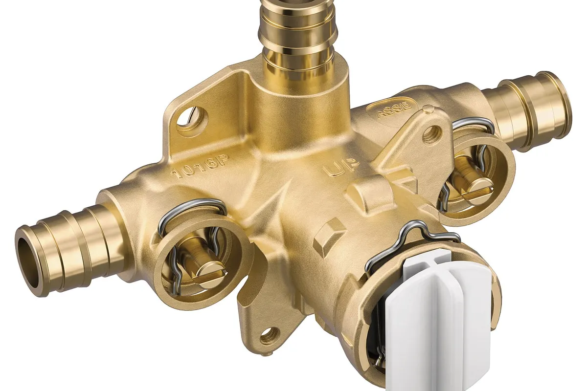 Posi-TempR 1/2 Inch Cold Expansion Pex Conn w/Pressure Balancing