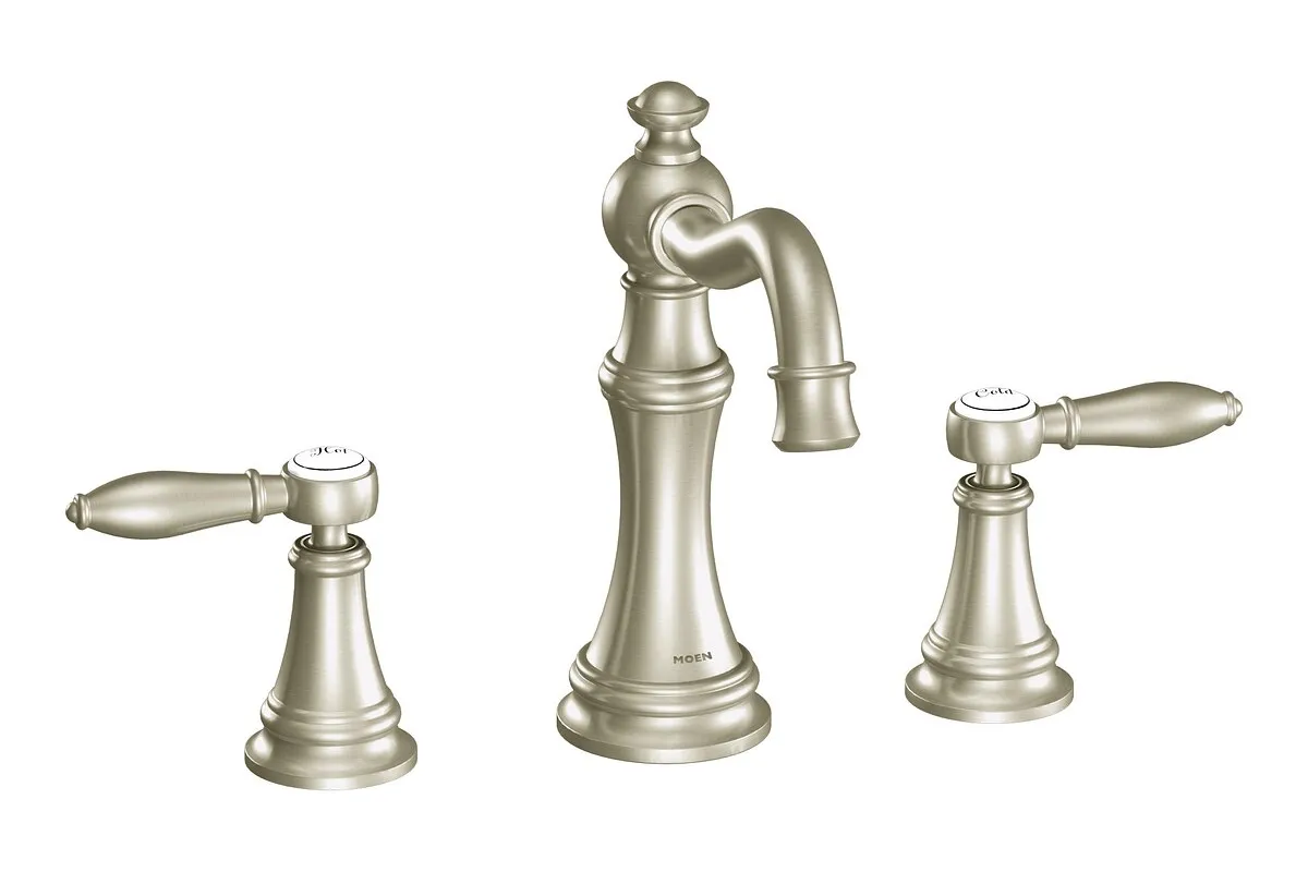 Two-Handle Bathroom Faucet Brushed Nickel