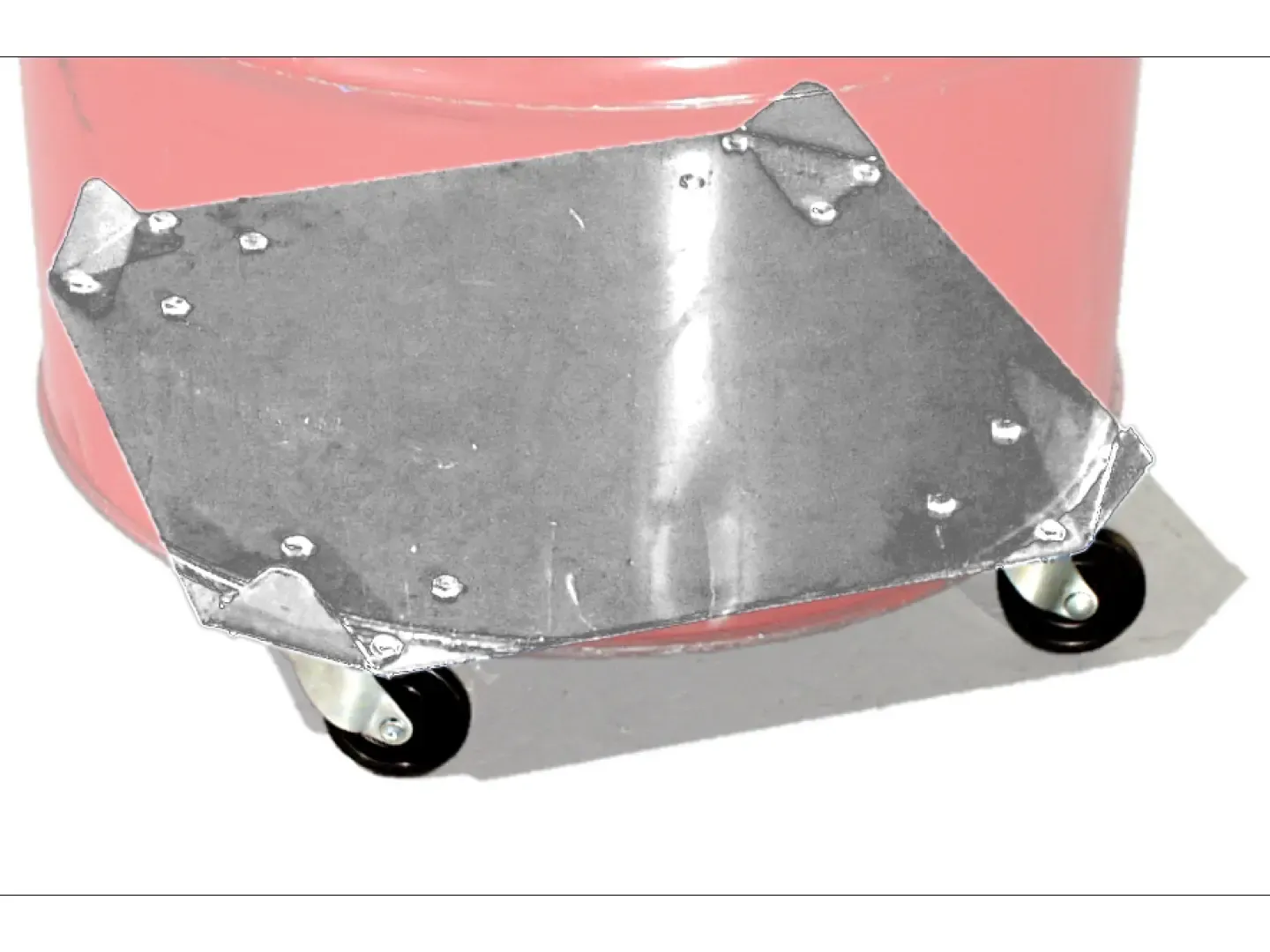 MORSE DRUM 34-SS Square Drum Dolly, Stainless Steel, 60.9 cm Diameter, 454 kg Capacity | AF6EEZ