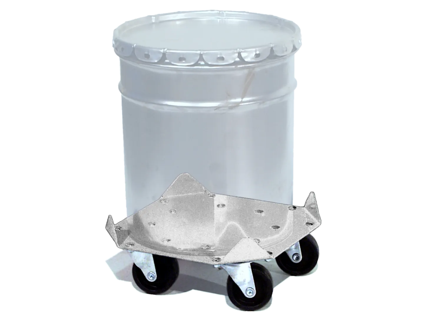 MORSE DRUM 34-5SS Pailpro 19-Litre Pail Dolly, Stainless Steel, Up To 31.7 cm Diameter | AF6EDZ