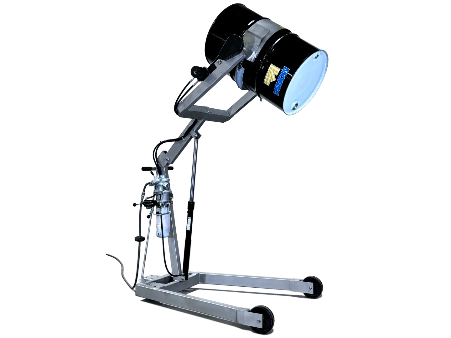 MORSE DRUM 400A-72SS-114 Hydra-Lift Karrier, 1.82m, Stainless, Air Power Lift/Tilt, 363Kg | AF6ELD