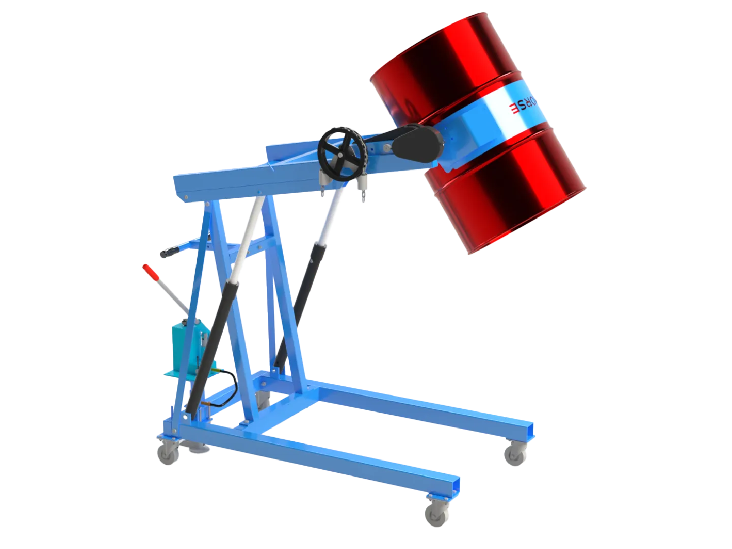 MORSE DRUM 410 Hd Hydra-Lift Karrier, 1.82m, Hand Pump Lift, Pull Chain, 544 kg Capacity | AF6EMN