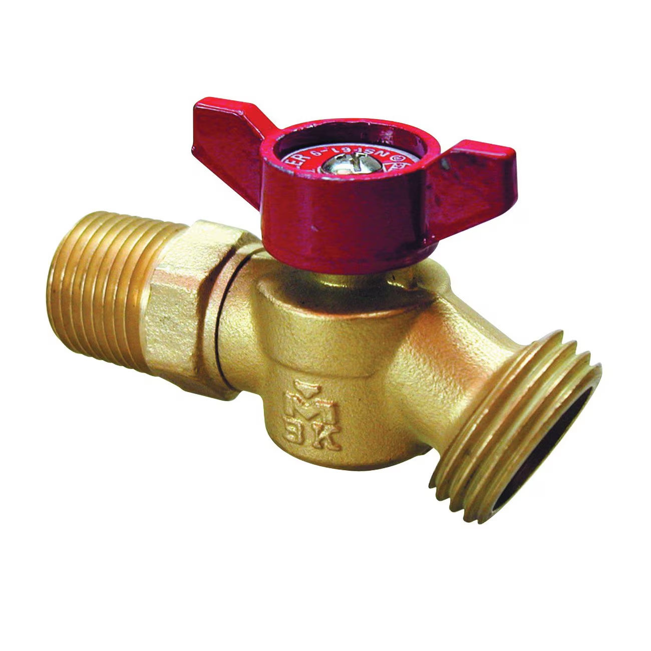 No Kink Hose Bibb, 3/4 Qtr Turn