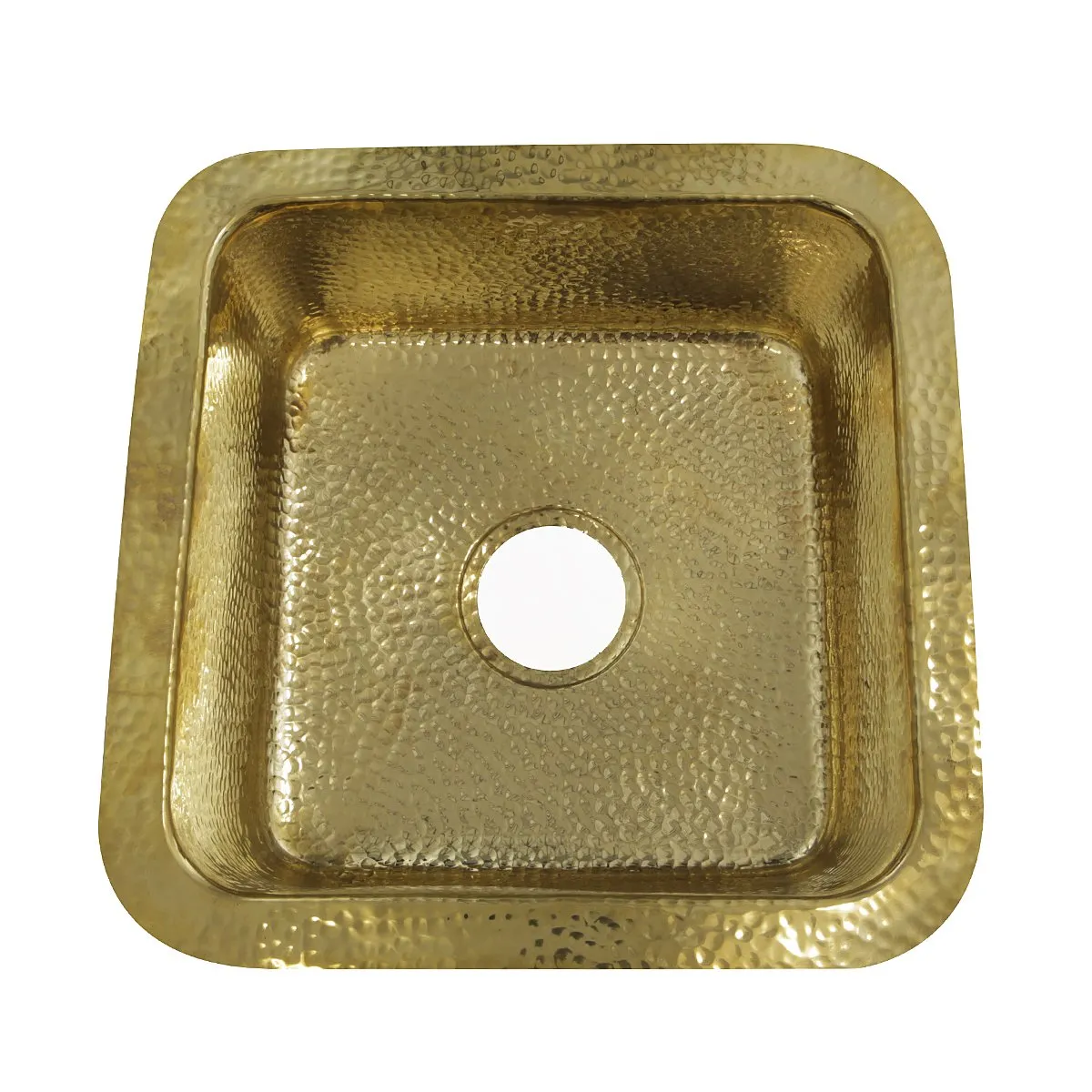 16.625 Inch W x 16.625 Inch L x 7.375 Inch H, Brass
