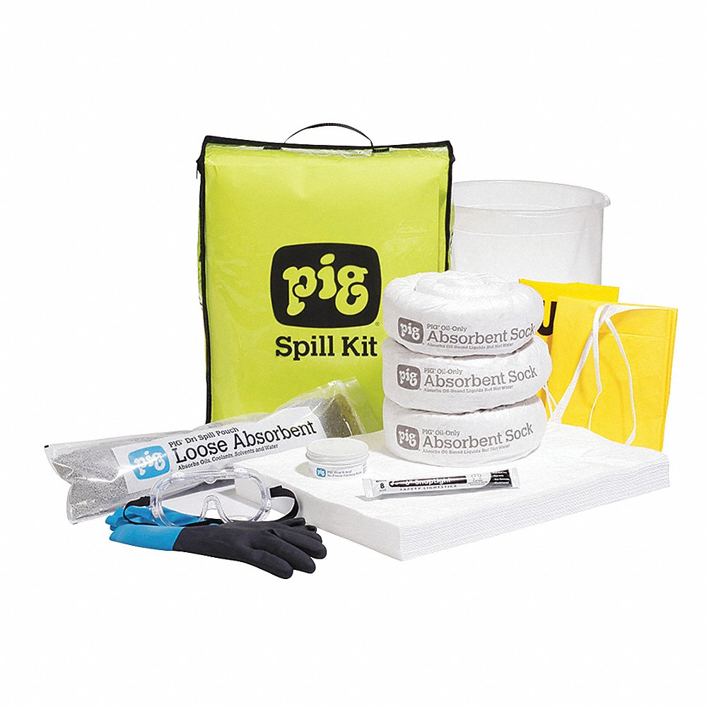 Truck Spill Kit See-Thru Bag, 18 Inch H, 5 Inch W