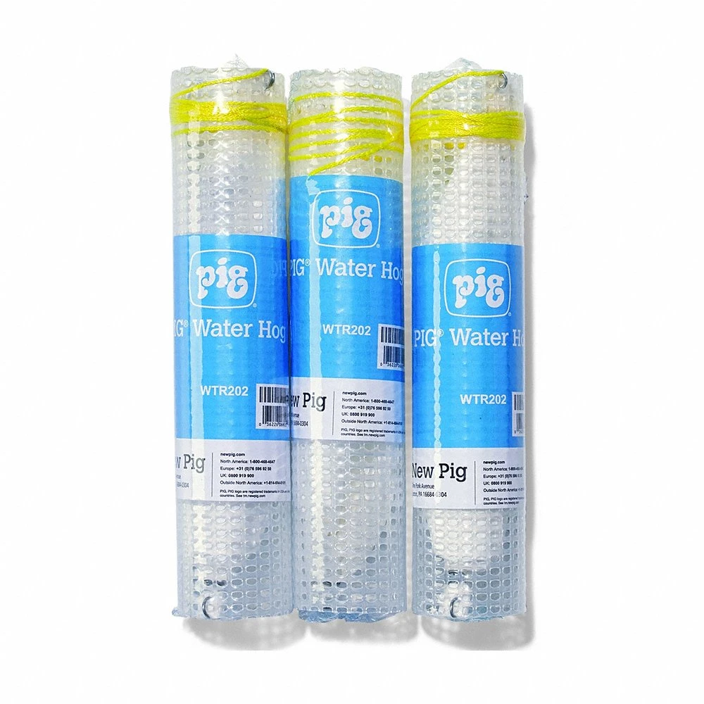 Fuel Tank Filter Sock, 11 Inch Lg, 2 1/2 Inch Dia, 13.6 oz, Rope/Clip, White, 3PK