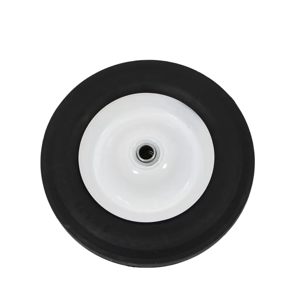 Rear Wheel, 8 x 1.75 Inch Size, Smooth Rubber