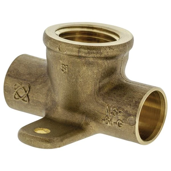 NIBCO 7125LF-12 Drop Ear Tee Low Lead Cast Bronze | AJ2HVC 5GEX6