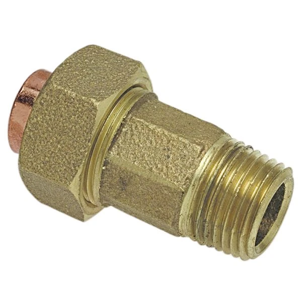 NIBCO 7334LF-1 Union Lead-free Cast Dzr Brass C x Mnpt | AE3VUA 5GEZ0